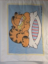 VTG 1978 Garfield Sleeping on Pillow Pillowcase Standard Cotton Blend Jim Davis