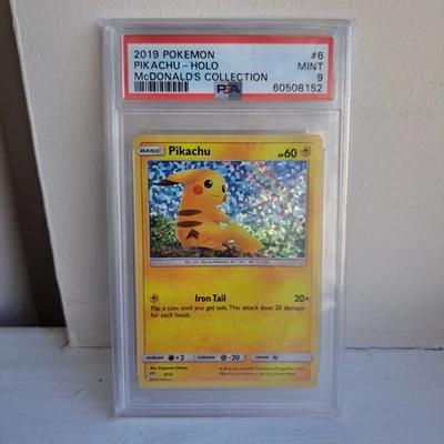 mcdonalds pokemon card 2019 Pikachu (006/015) [McDonald's Promos: 2023 Collection] main image 1
