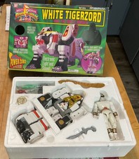 MIGHTY MORPHIN POWER RANGERS  WHITE TIGERZORD COMPLETE KIT BY BANDAI EXCELLENT