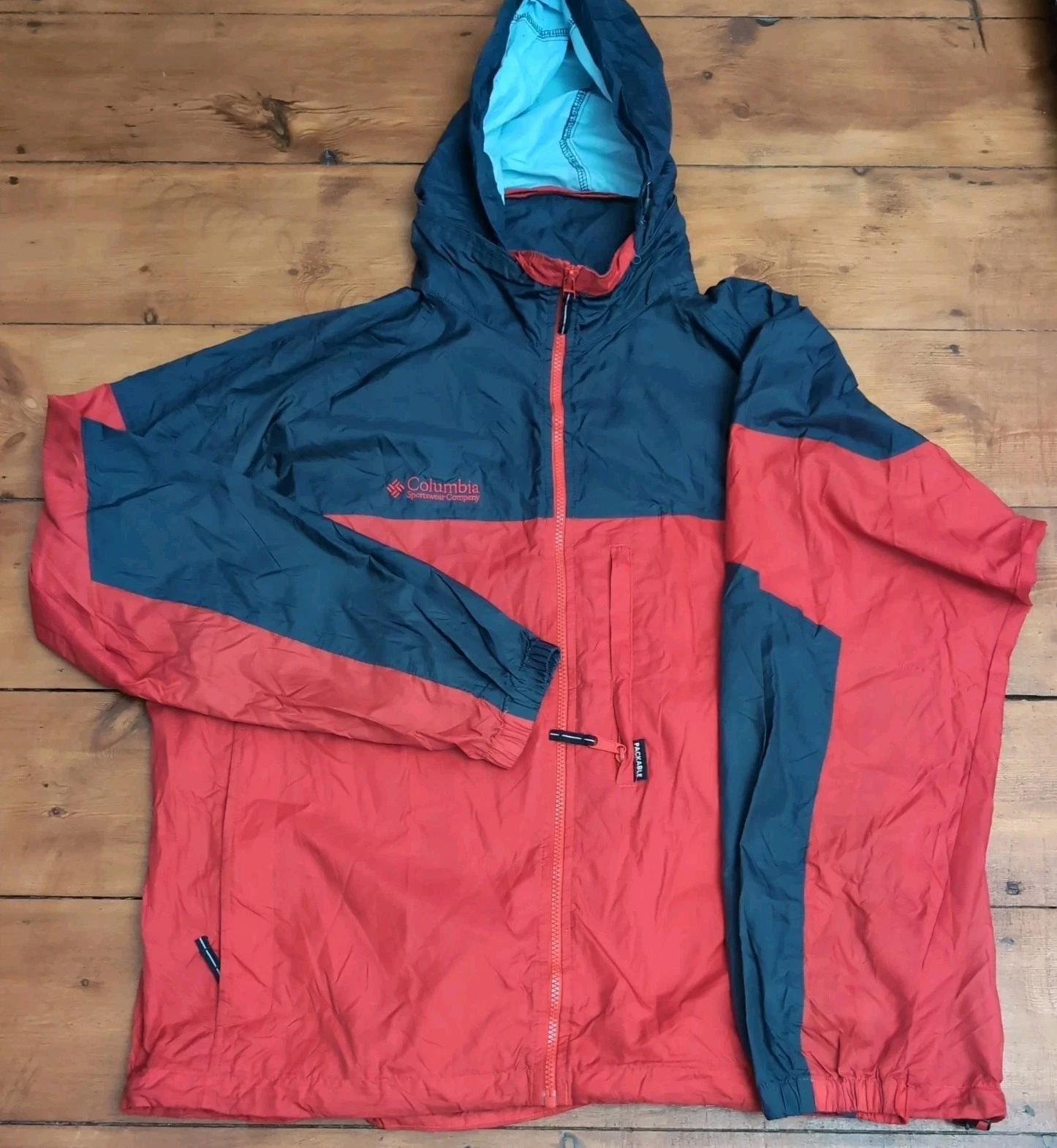Columbia Sportswear Men’s Red Lightweight Packable Full Zip Windbreaker Large-XL
Opens in a new wind
