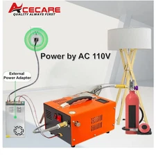 ACECARE 110V Power PCP Air Compressor 4500Psi 30Mbar Pump Oil/Water-Free