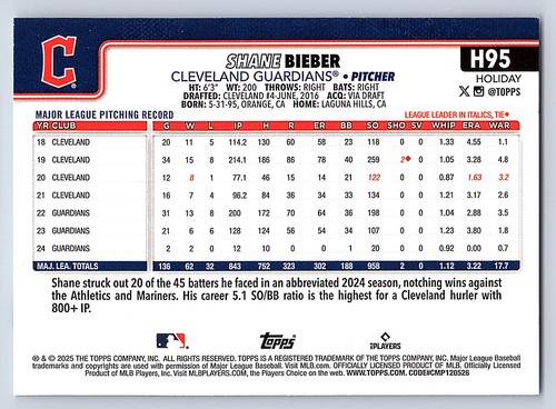 2025 Topps Holiday Base  # H 1 - H 200  - PICK YOUR CARDS - 第 160/318 張圖片