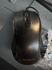 Targus Optical Wired Mouse Black Model AMU660 - NEW