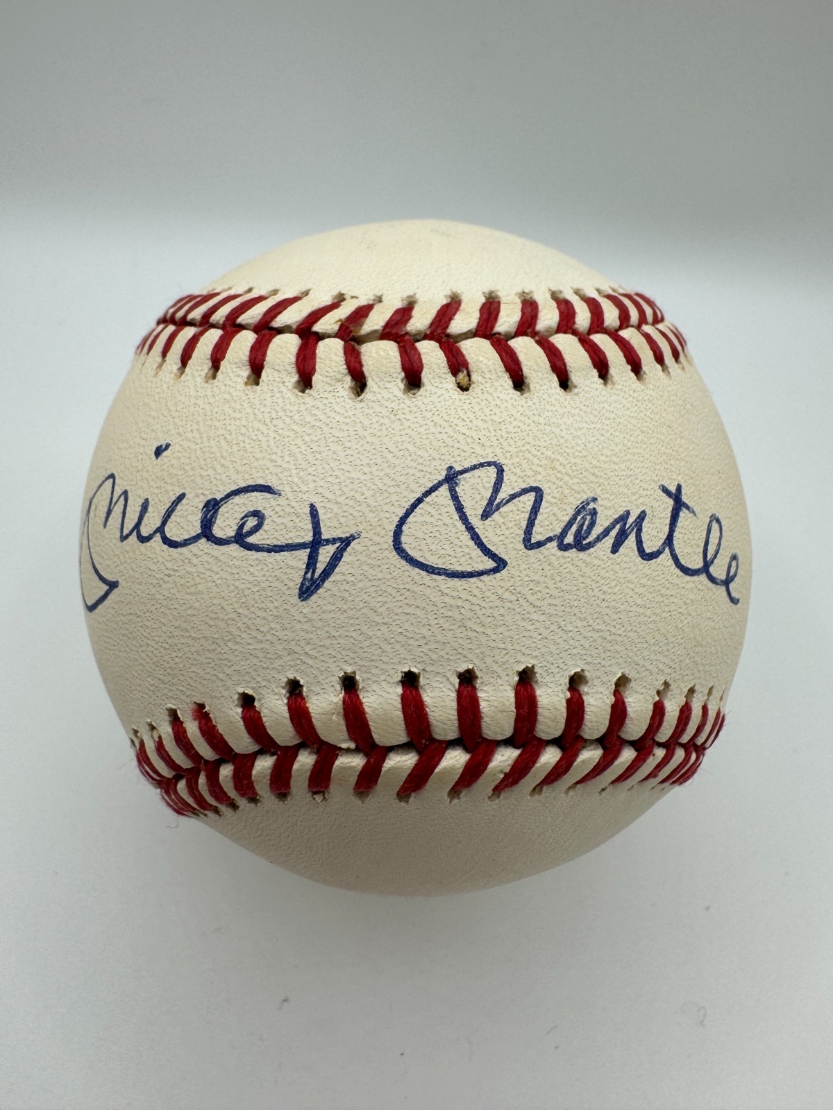 High Grade Mickey Mantle Signed Baseball BAS LOA 