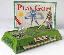 Golf Spiel Blechspielzeug Play mechanisch Metall Spielzeug Deko