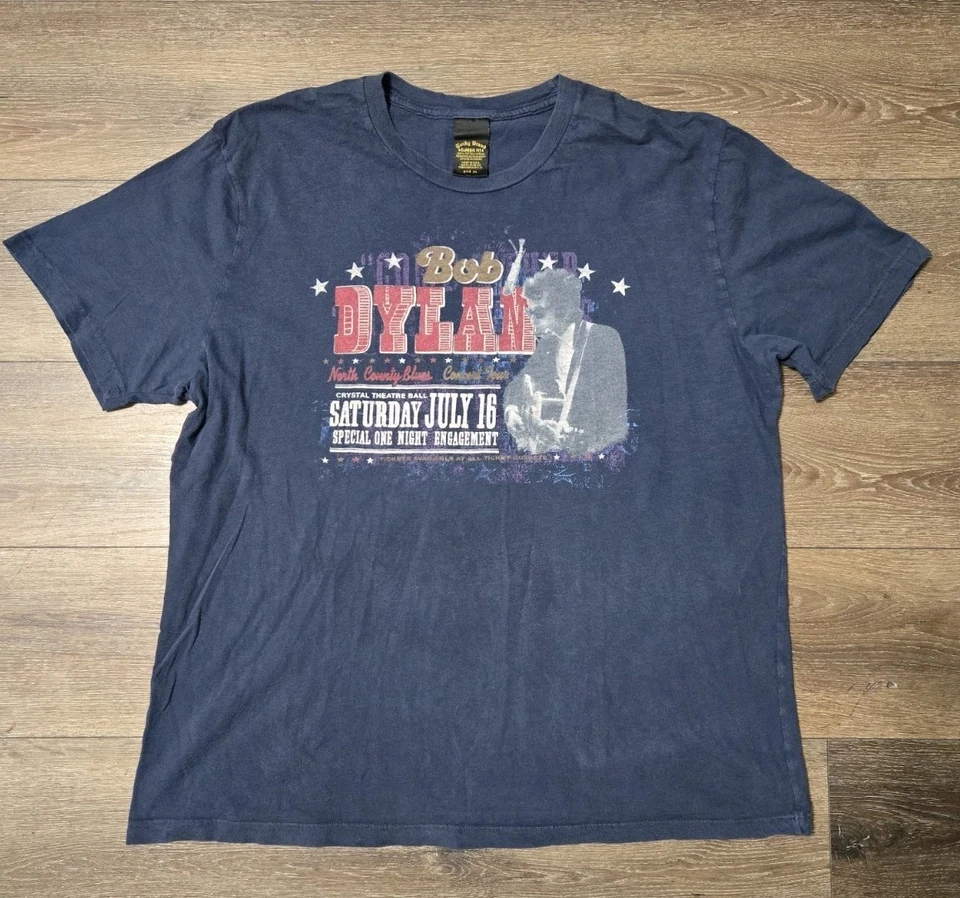 VTG Lucky Brand X Bob Dylan Tee Size XL Rare** - Image 2 of 4