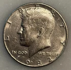 1982-P Kennedy Half Dollar — photo from another recent sale