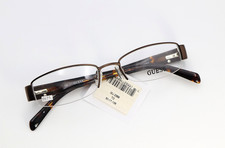 GUESS GU2368 TO Brown / Tortoise 50-17-135 Half Rim Frames Flex Hinges E675