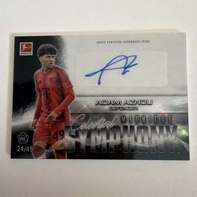 Topps Midnight Bundesliga 24/25 Fc Bayern Adam Aznou Rookie Auto 24 /49