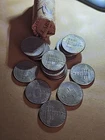 CIRCULATED 1776-1976 Bicentennial Kennedy Half Dollar Roll of 20 Coins P & D