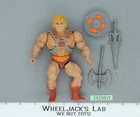 He-Man 100% Complete Masters of the Universe MOTU 1982 Mattel Vintage Figure