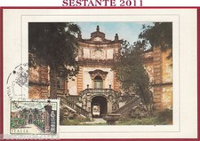 ITALY MAXIMUM MAXI CARD VILLE D ITALIA VILLA PALAGONIA BAGHERIA PA 1986 B655