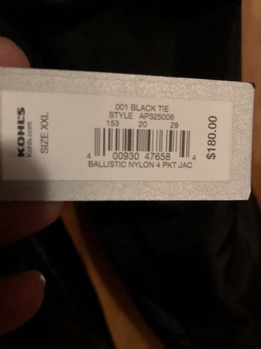 Men’s XXL Ballistic Nylon Winter Coat. Apt9 Brand New. - Picture 2 of 3