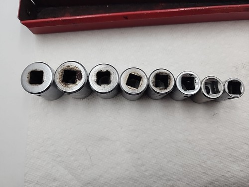 Proto 3/8"Dr. 6 & 12pt Socket Set 12 Pc 19 18 17 16 15 13 12 10MM & 14 13 11 9MM - Picture 23 of 24