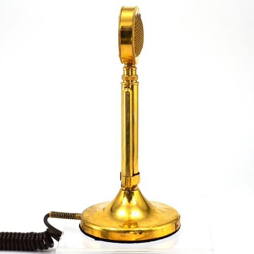 Astatic Golden Eagle Microphone +cosm PTT scratchy no audio For parts repair - Photo 2/13