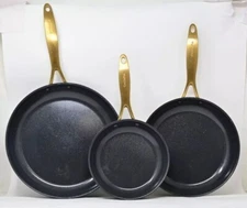 GreenPan Jewel 3-piece Ceramic Nonstick Hard Anodized Skillet Set