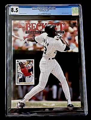 MICHAEL JORDAN Cover RARE CGC Graded 1994 Beckett Baseball MICHAEL JORDAN Cover RARE CGC Graded 1994 Beckett Baseball