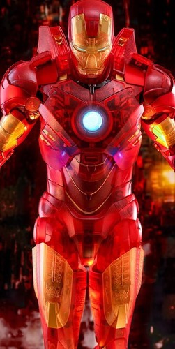 Iron Man 2 Mark IV Holographic Version 1:6 Figur Hot Toys MMS568 32 cm OVP Neu - Bild 22 von 24