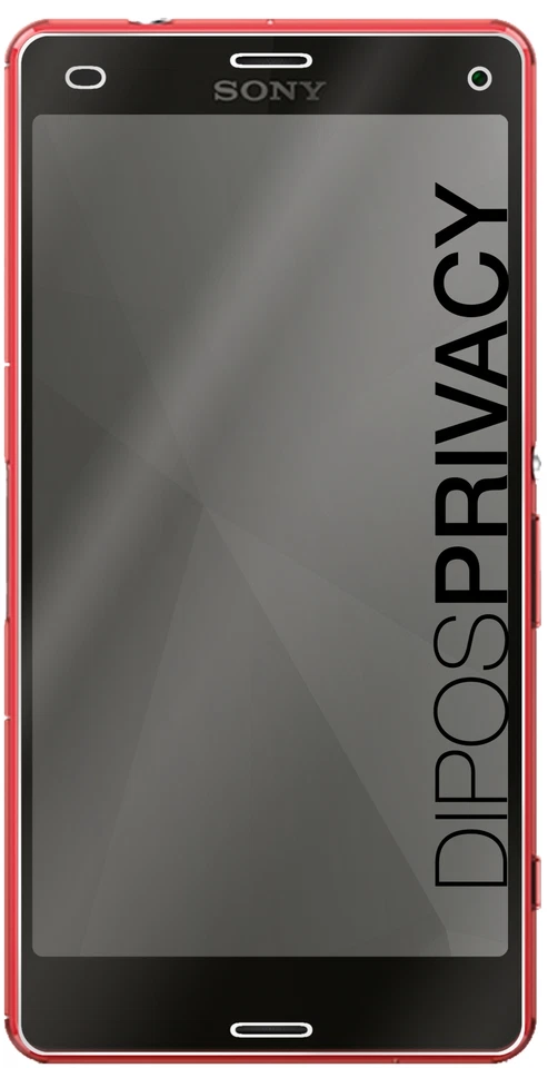 Screen Protector for Sony Xperia Z3 Compact (vertical) Anti-Spy Protection - Image 3 of 4