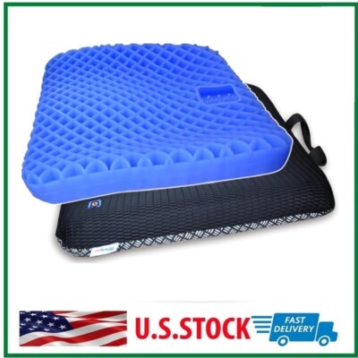Pressure Relief Gel Seat Cushion Comfort Soft Cool Car Chair