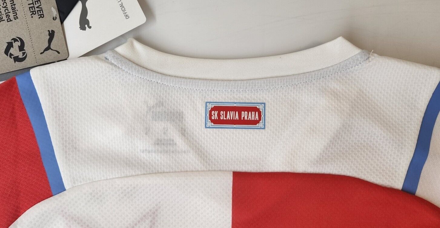 Slavia Prague Puma 2021/2022 Away Jersey Light Blue S-L NEW 764699_02