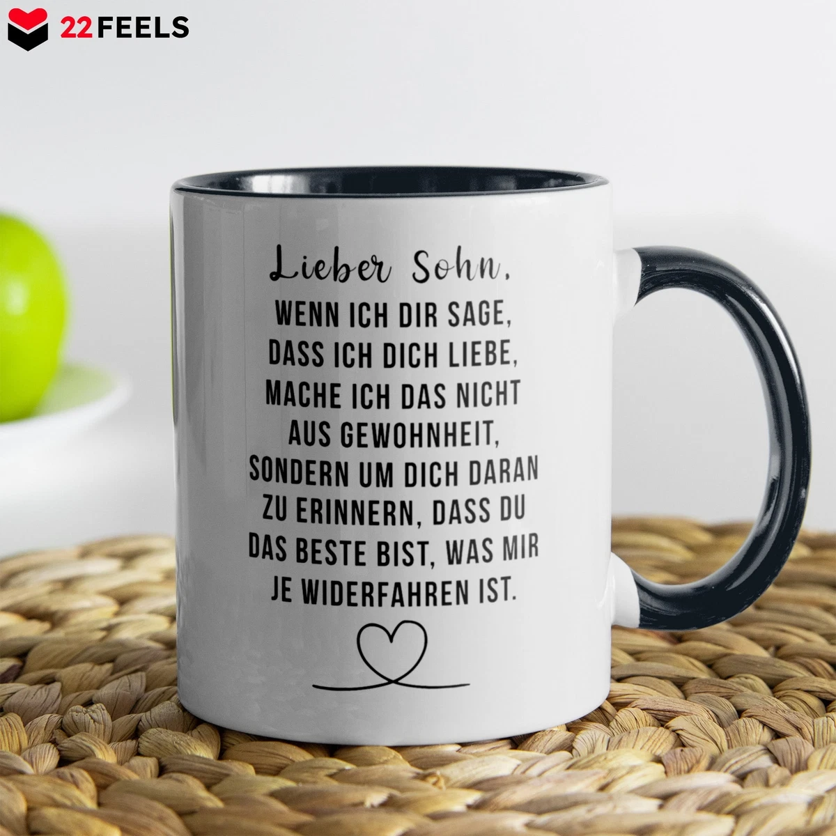 Sohn Geschenk Geburtstag 18 Jahre Kind Tasse Abitur Master Bachelor Weihnachten
