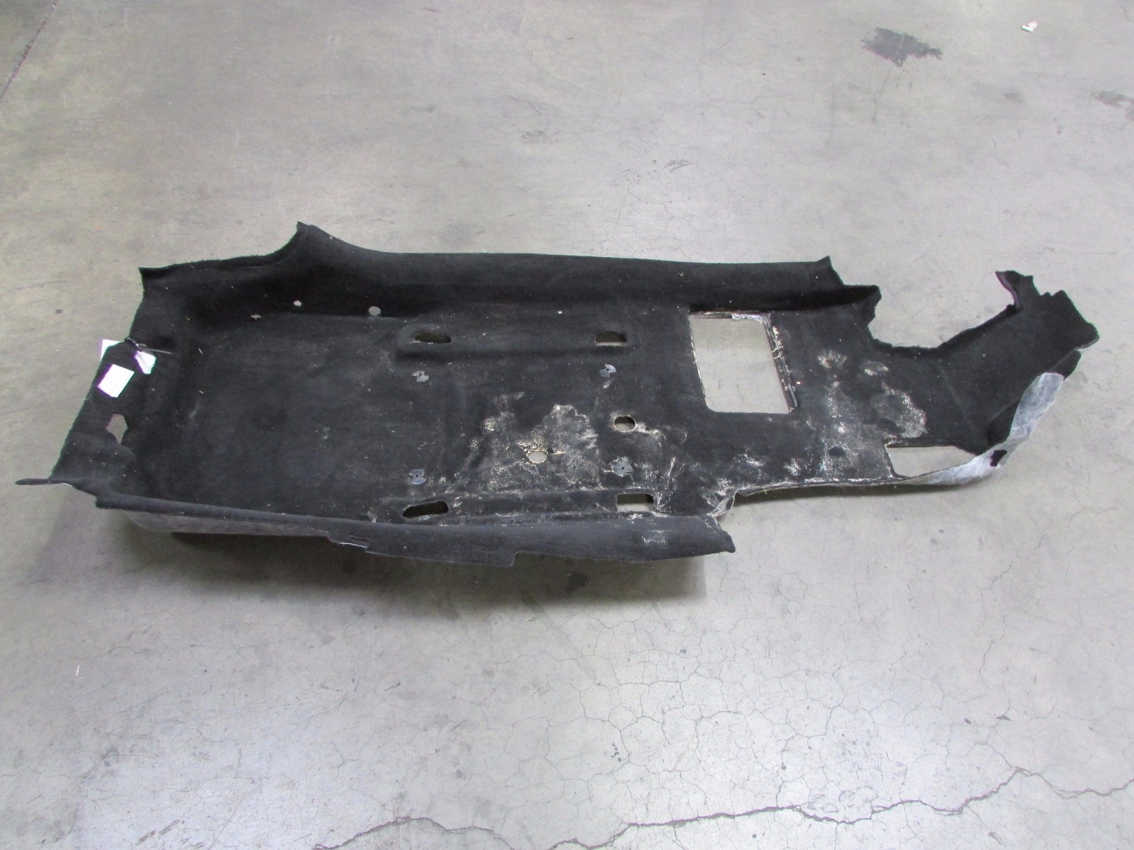 Maserati Granturismo, LH Left Black Floor Carpet, Used, P/N 69189600
