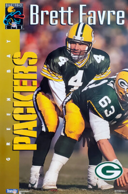 Brett Favre QB SUPERSTAR 1993 Green Bay Packers Costacos Brothers