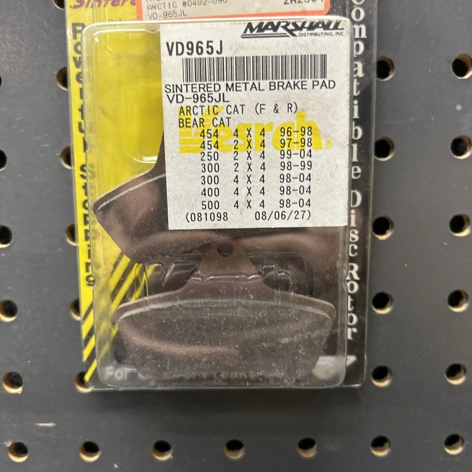 Vesrah Sintered Brake Pads VD-965JL NOS Arctic Cat NOS - Image 3 of 3