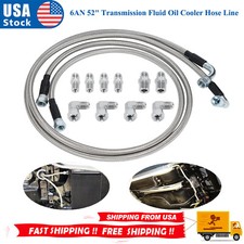 6an 52 Transmission Fluid Oil Cooler Hose Line Kits For Gm Chevy Ford Gmc Cars