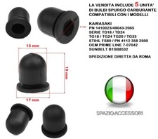 5 POMPETTA BENZINA CARBURATORE KAWASAKI TD18 TD24 TG18 TG20 TG24 TG33 STIHL FS80