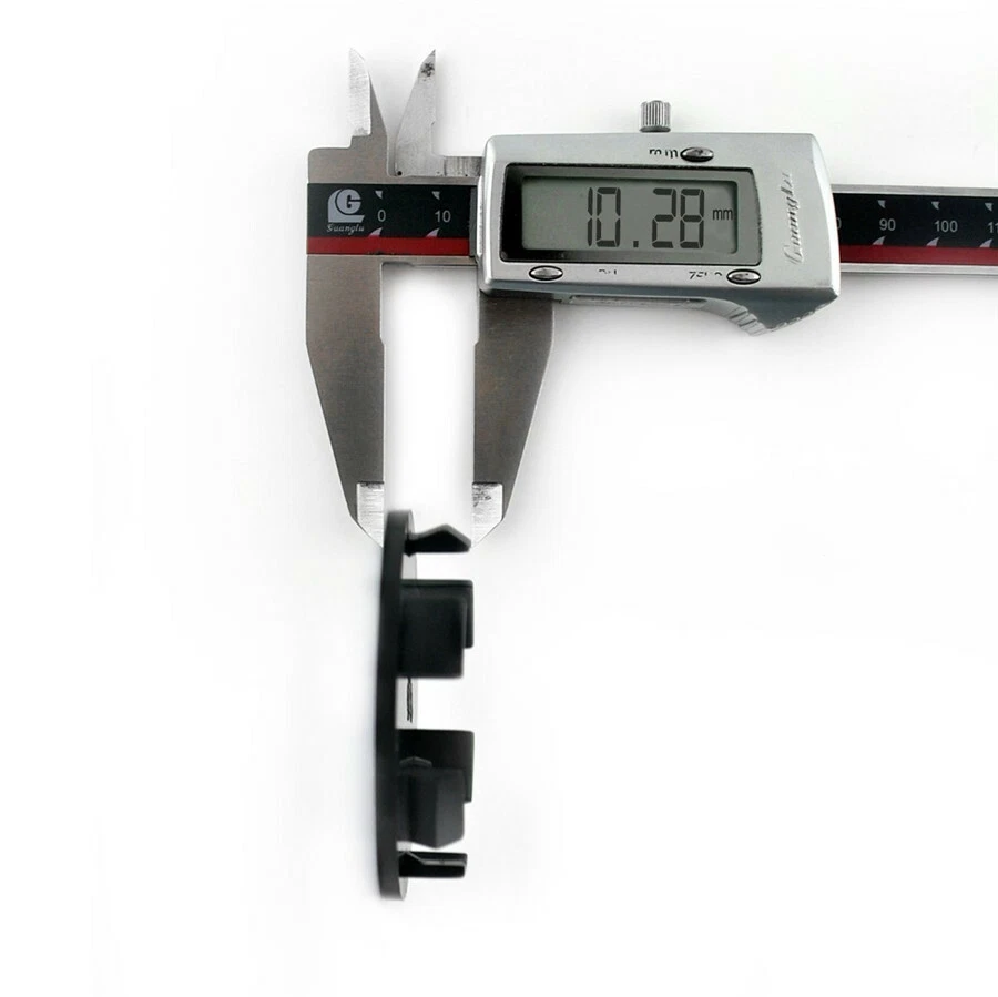 4 Pcs ABS Plastic 58mm / 53mm Black Car Wheel Center Hub Caps Decorative Cover - Image 3 of 4