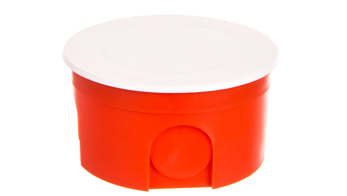 Flush-mounted box 70mm red PO-70 PRO 0282-00 / 60pcs / /T2UK