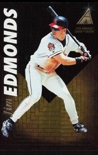 Jim Edmonds 1995 Zenith California Angels MLB Baseball Card No.73