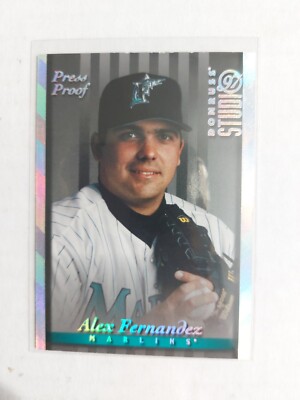 1997 Donruss Studio Silver Press Proof/1500 Alex Fernandez #52
