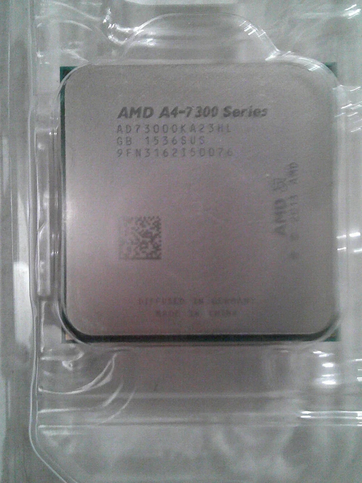 AMD A-Series A4-7300 2 Core 1M L2 Cache 3.8 GHz Socket FM2 CPU AD7300OKA23HL - Image 3 of 4