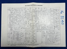 Original Kenwood KR-8340 Receiver Foldout Schematic