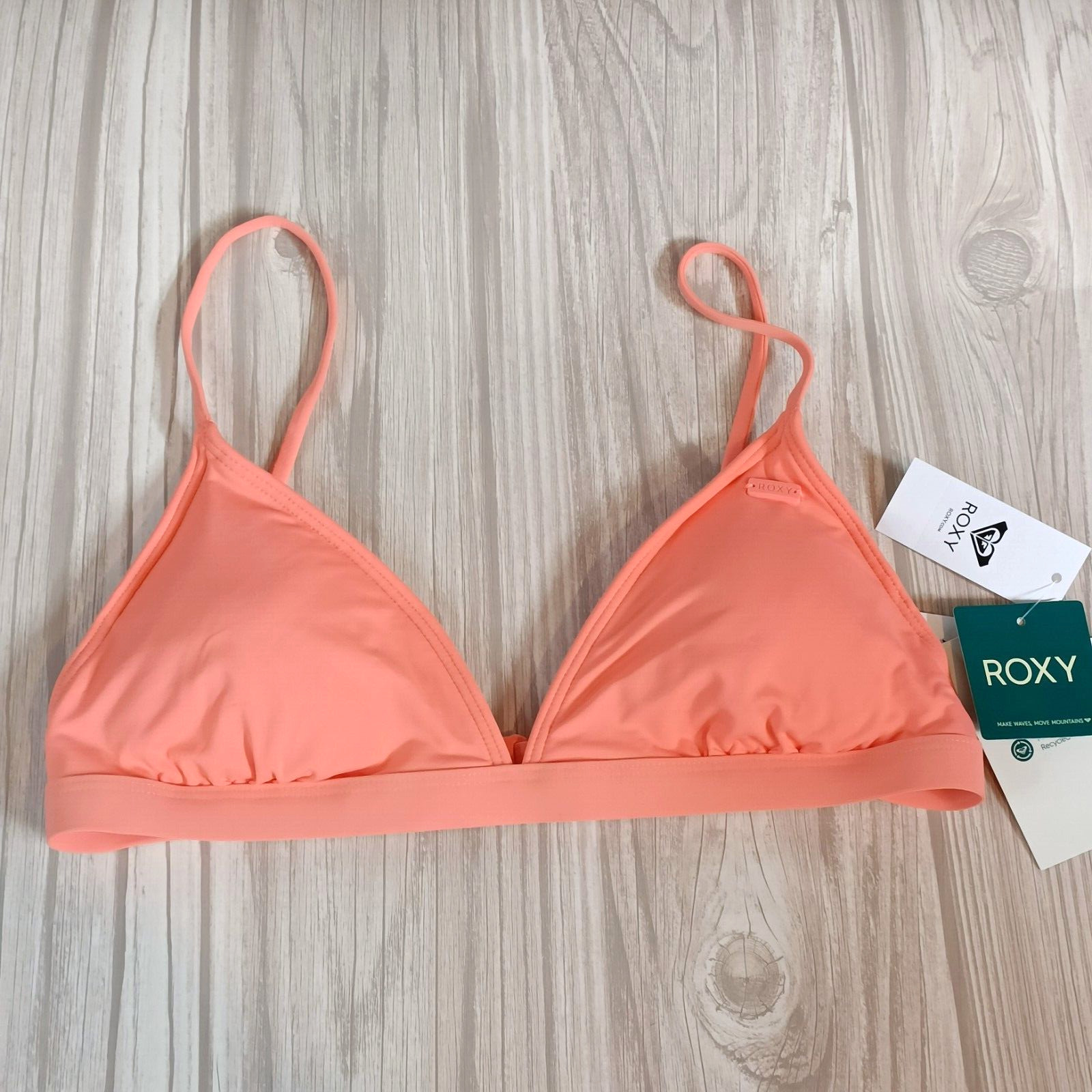 Roxy Beach Classics - Triangle Bikini Top S Small BNWT