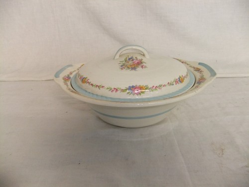 c4 Pottery Woods Ivory Ware pattern no.352 - vintage floral tableware - R3 - Picture 13 of 14