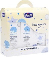 Chicco Baby Moments Set Bagno Bagnoschiuma - Shampoo - Acqua di Colonia