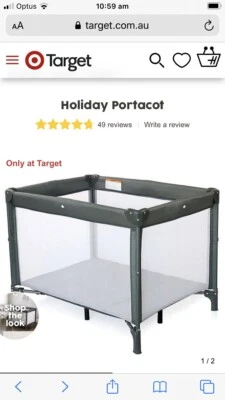 holiday portacot