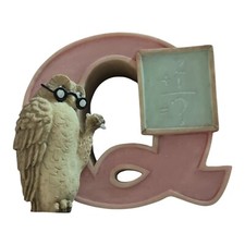 Disney Classic Winnie Pooh Letter Q Owl Nursery Decoration Figurine Michael  Co