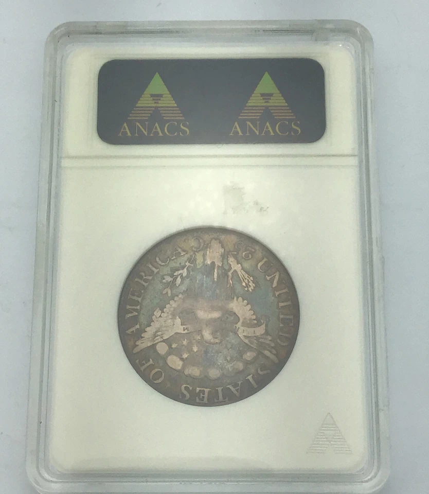 1806 25c Draped Bust Quarter~RARE! ANACS F 15~ Heraldic Eagle Reverse! B-9-GEM! - Image 2 of 4