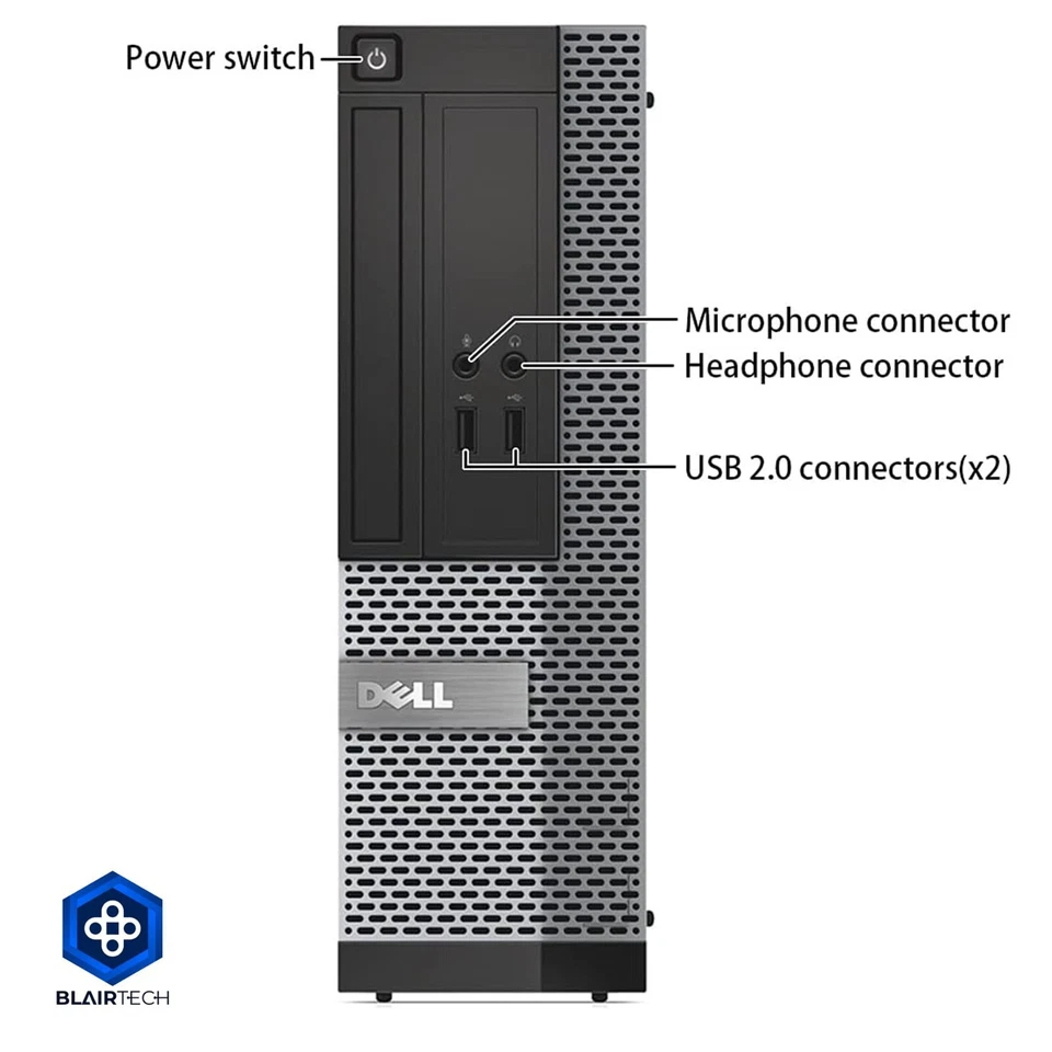 Dell OptiPlex Desktop PC: Intel i3, 16GB RAM, 250GB SSD, 22" Monitor, Windows 10 - Image 2 of 4