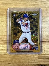 Miguel Vargas 2023 Topps Chrome Gilded Gold Sparkle Rookie #'d 45/50.