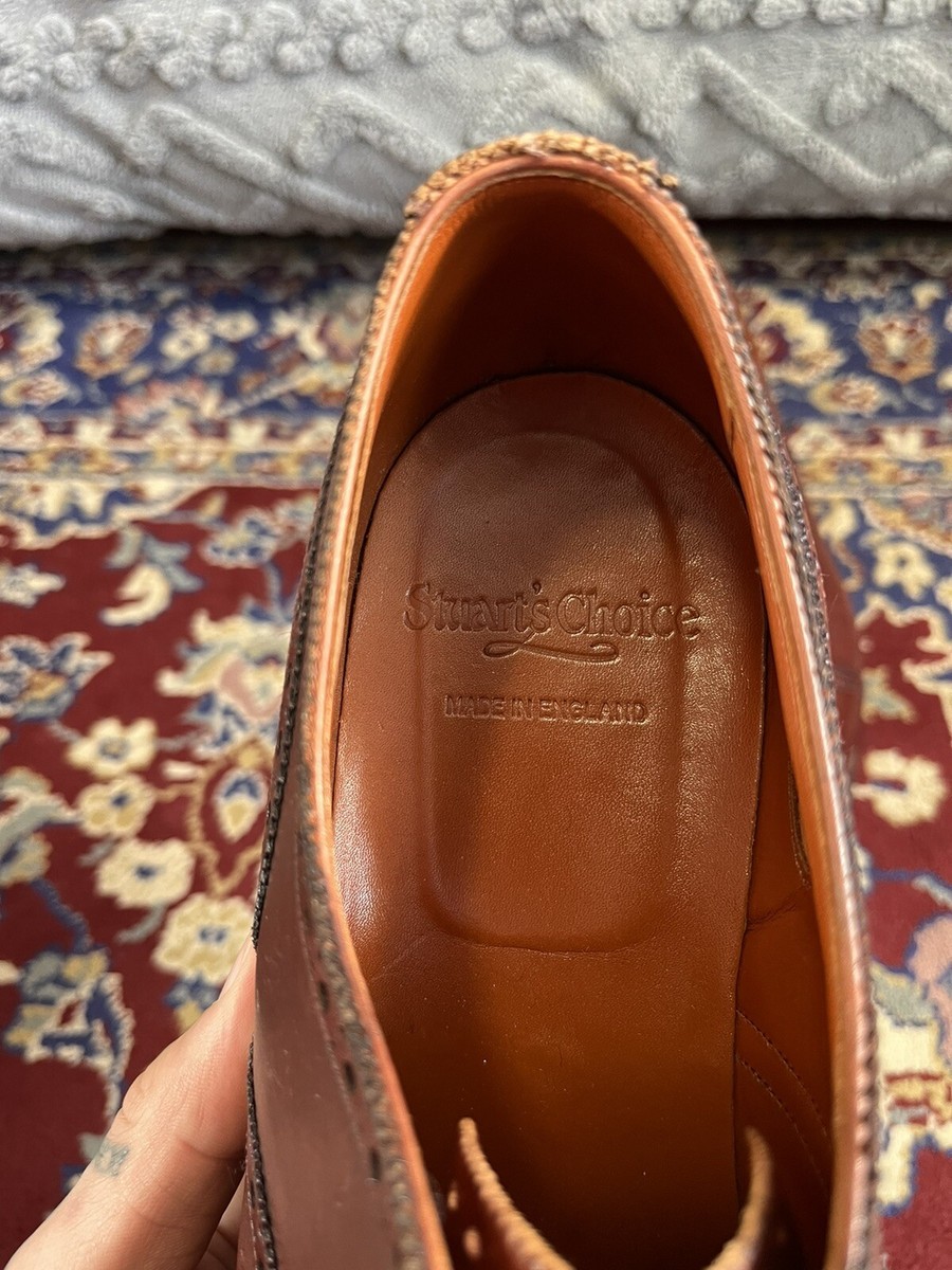 Paul Stewart stuarts choice Brown Leather Mens Lace Up Shoes  display picture 1