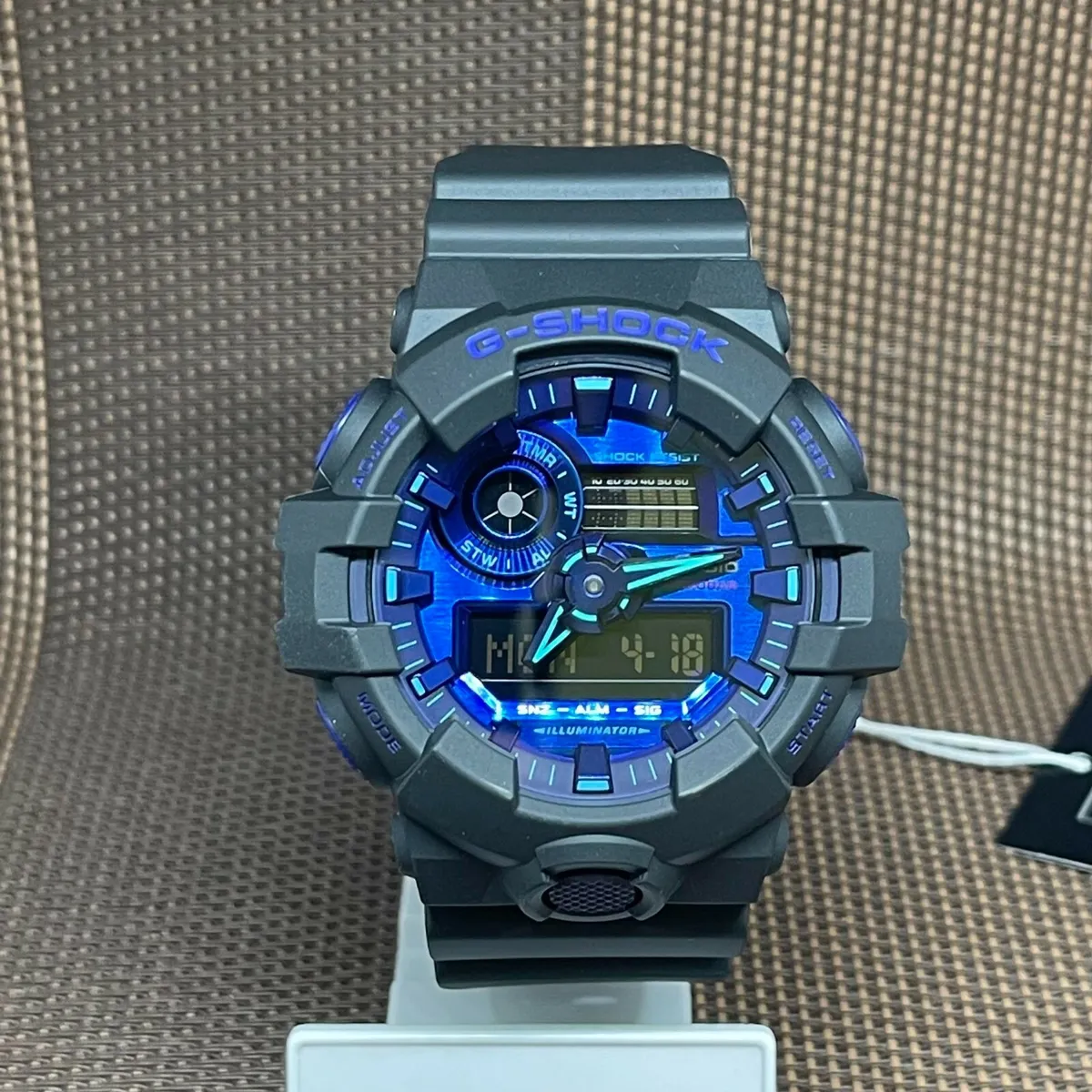 Casio G-Shock GA-700VB-1A Virtual Blue Series Analog Digital Men#039;s  Sport Watch eBay