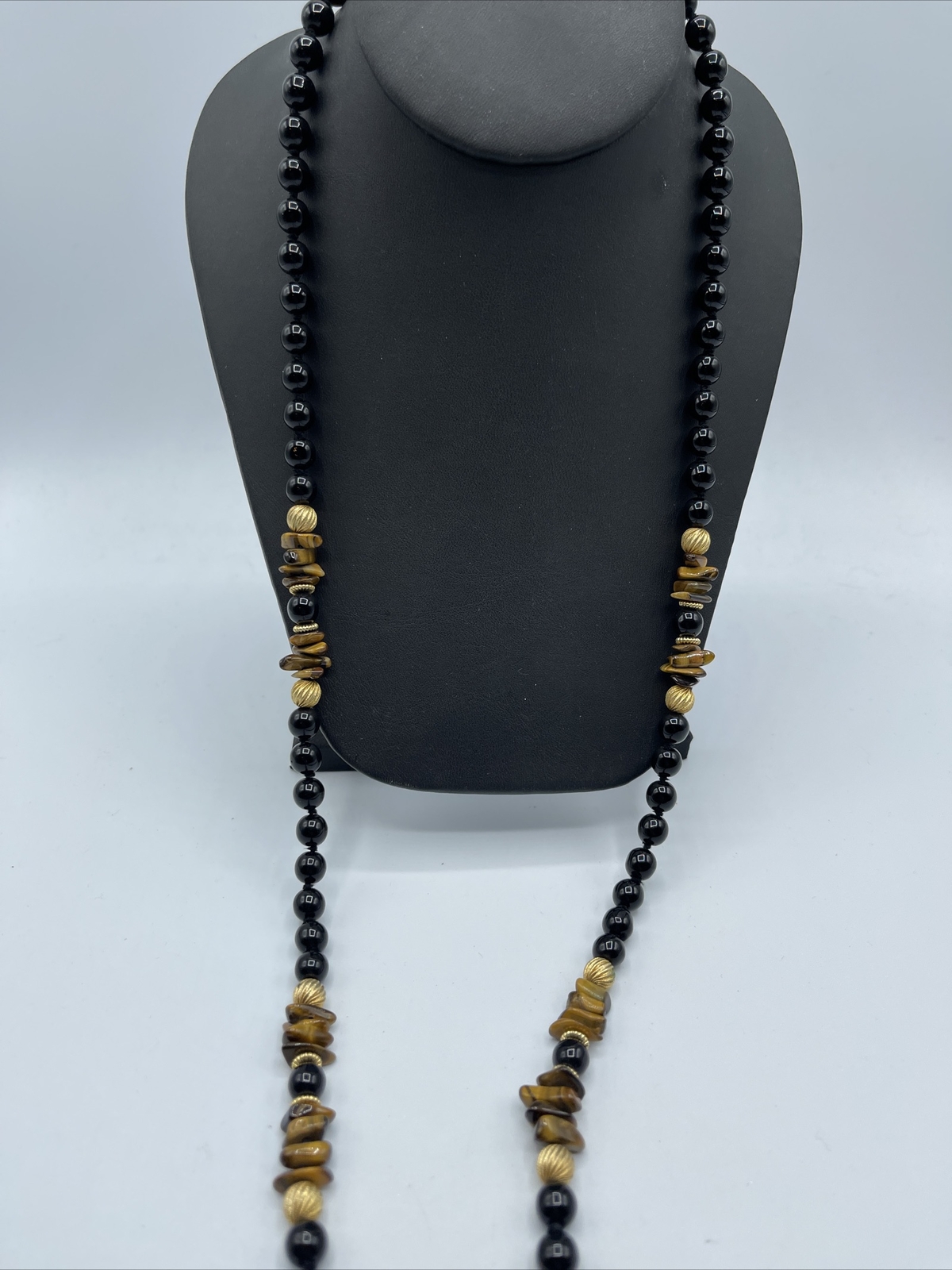 Beautiful Gemstone BEADED Statement NECKLACE  #NF… - image 5