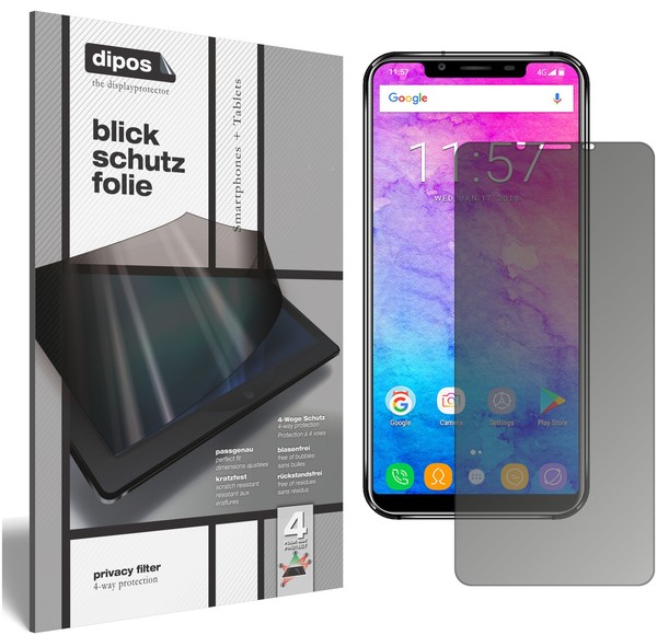 Schutzfolie FüR Oukitel U18 Blickschutzfolie Matt Folie Display Schutz Dipos-image