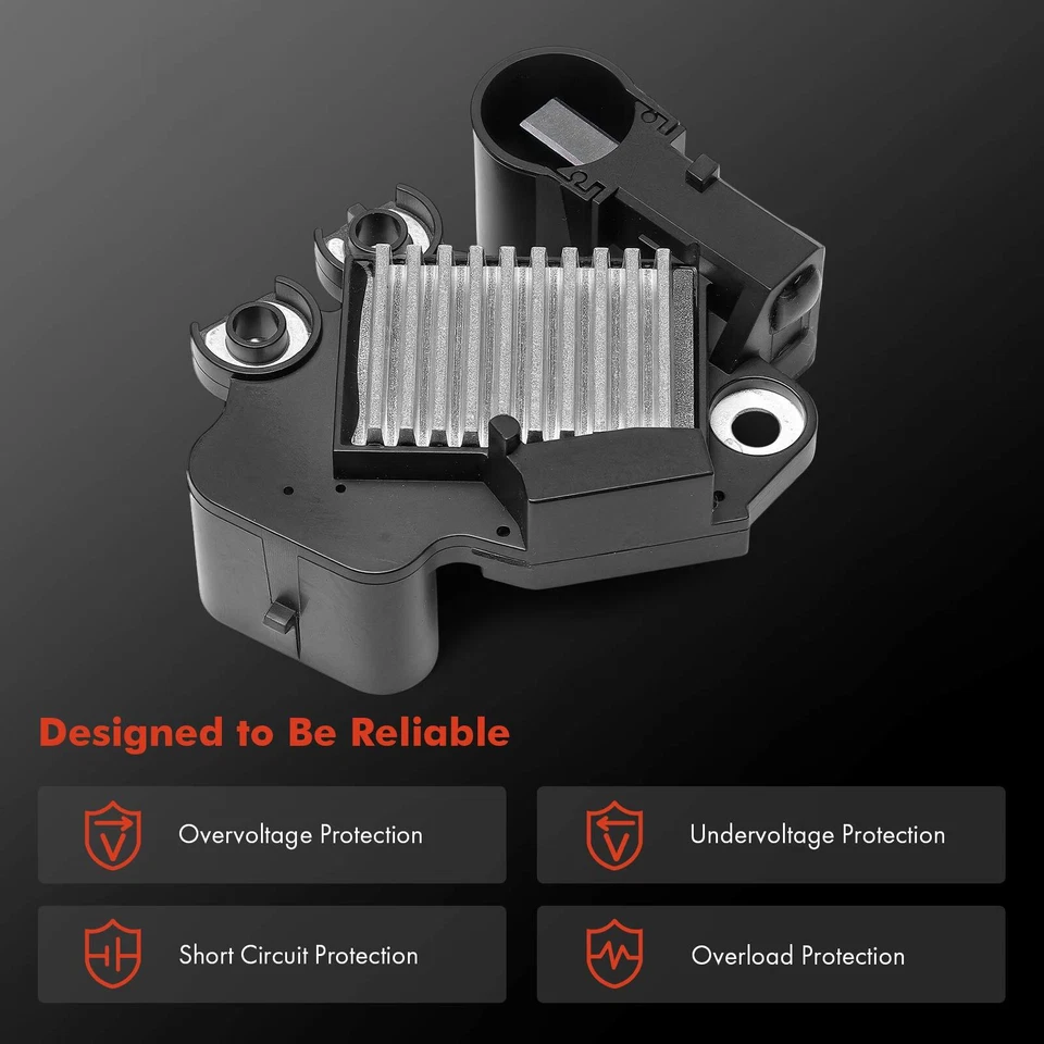 Regulador de voltaje del alternador 14,5 V para Chevy Malibu Pontiac G6 2006-2010 Saturn Foto 4 de 4